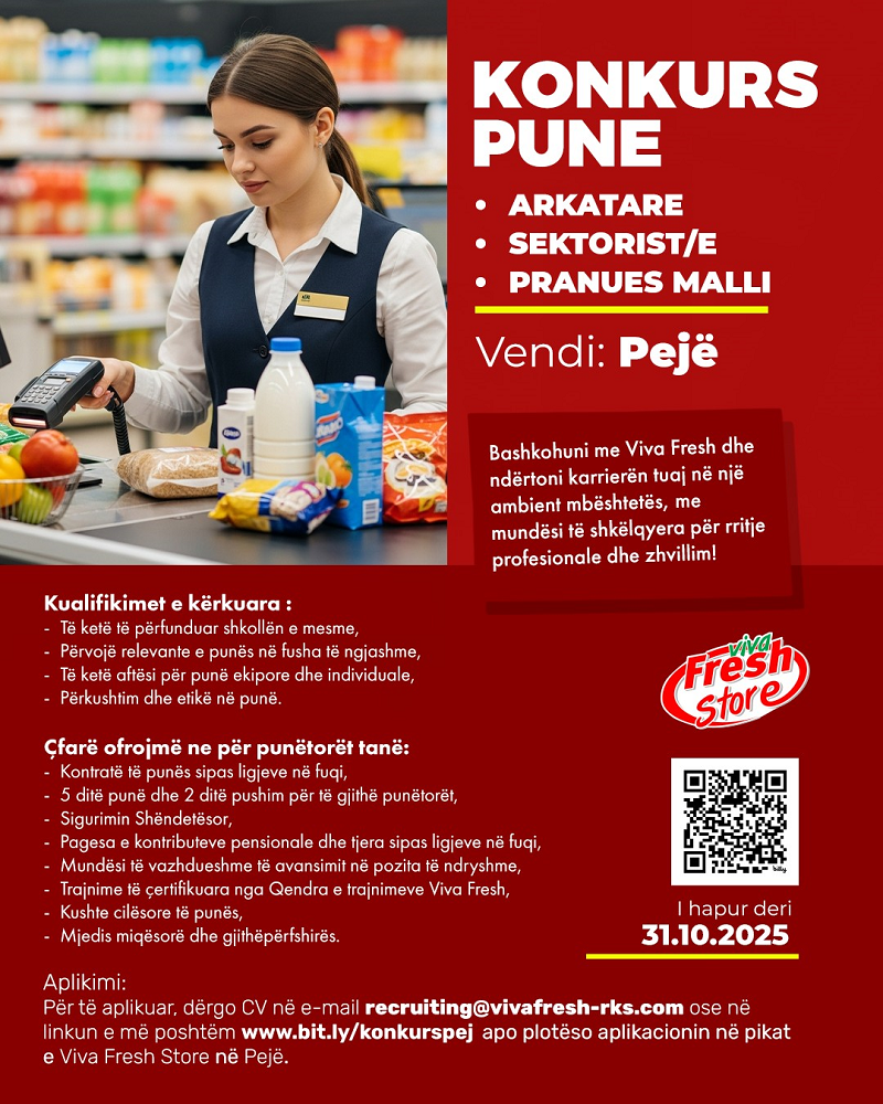 Arkatare, Sektorist/e, Pranues Malli - Pejë